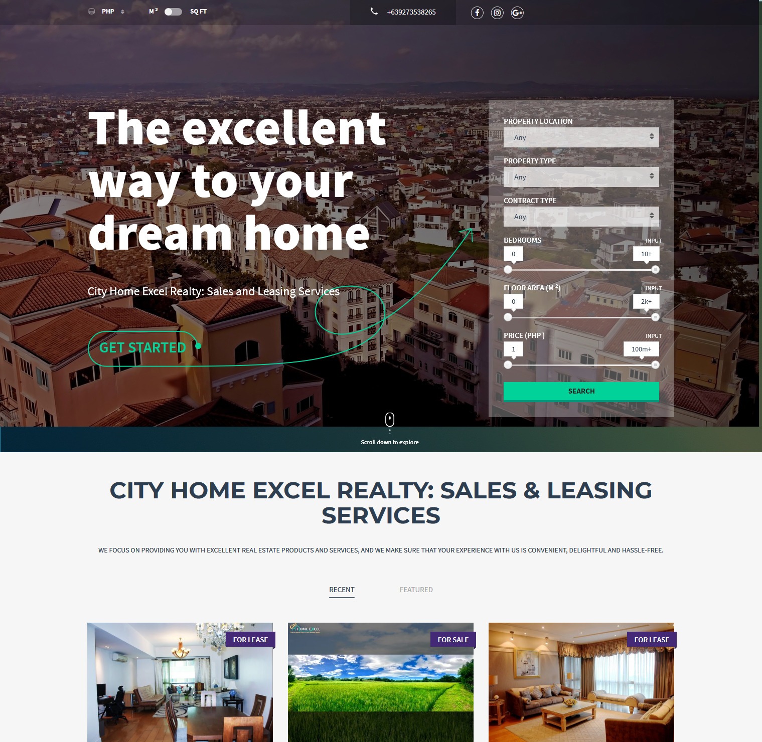 Real Estate Website